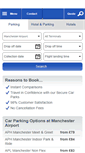 Mobile Screenshot of manchester-airport-parking-uk.co.uk